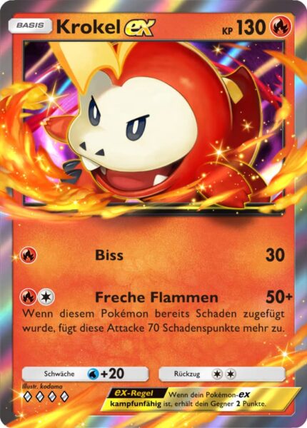 Krokel-ex-Pokémon-TCG-Sammelkartenspiel-Pocket-Karte-Deutsch-Serie-C