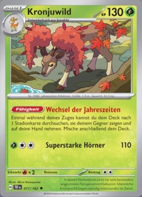 Kronjuwild_017-162_TEF-DE_Gewalten-der-Zeit_Temporal-Forces_Pokémon-Karte_Deutsch_TCG