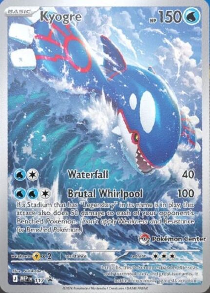 Kyogre-MEP-117-Promo-Pokémon-Karte-Englisch