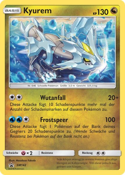 Kyurem-SM142-Black-Star-Promo-Pokémon-Karte-Majestät-der-Drachen