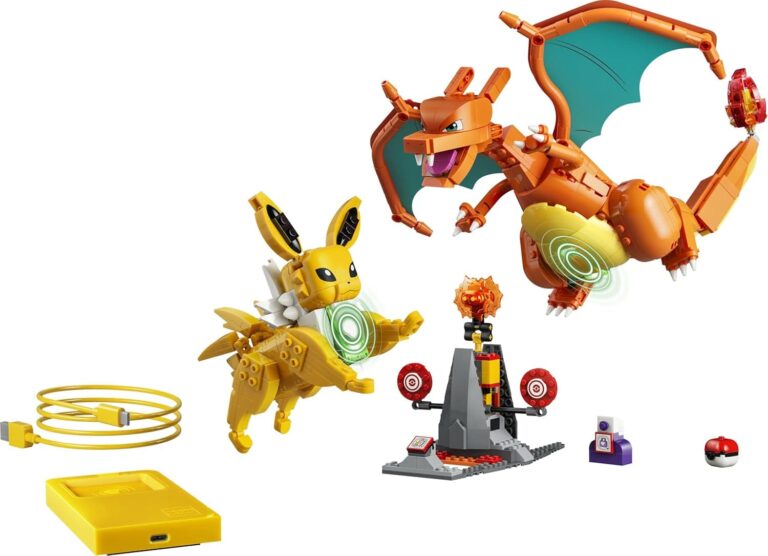 LEGO-Pokémon-Ultimativer-Showdown-Glurak-Blitza-SMART-Play-Bausatz