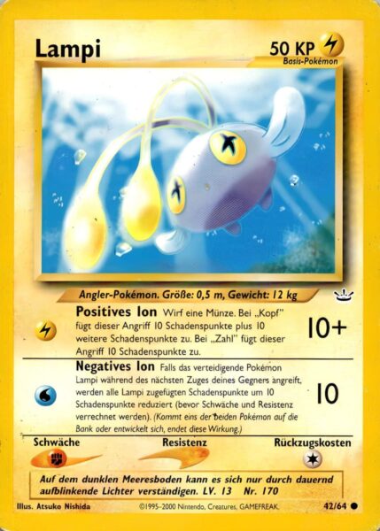 Lampi-42-64-Neo-Revelation-Pokémon-Karte-Deutsch