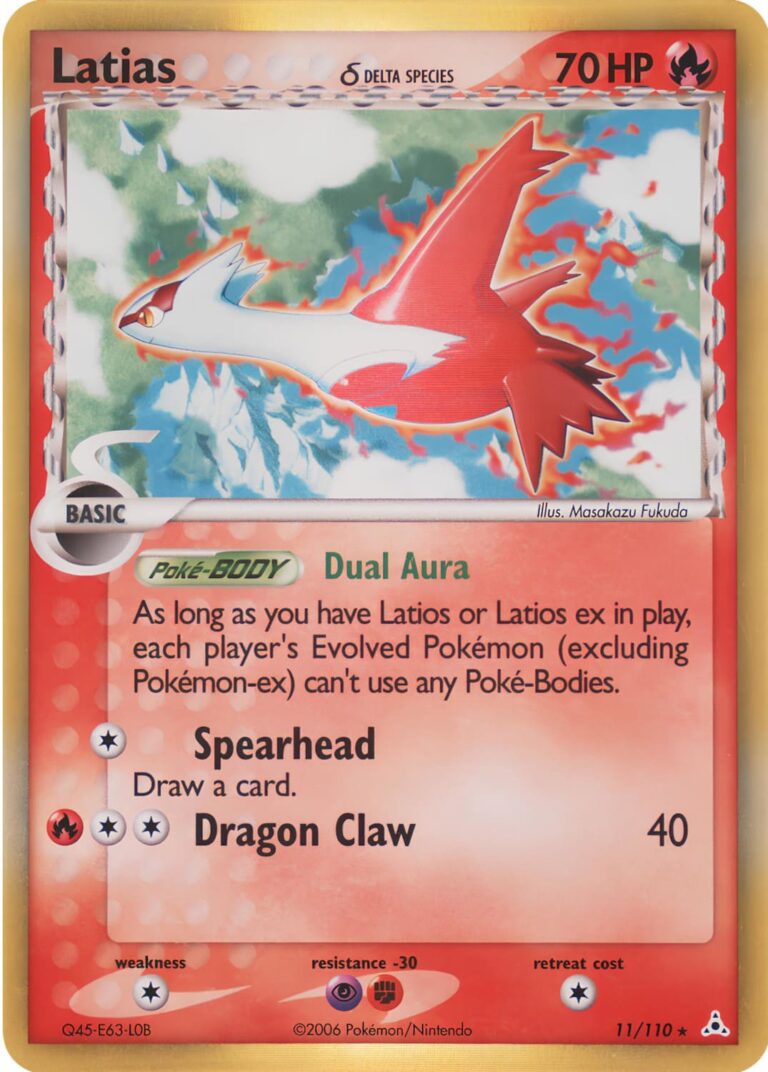 Latias-Delta-Species-11-110-EX-Holon-Phantoms-Pokémon-Karte-Englisch