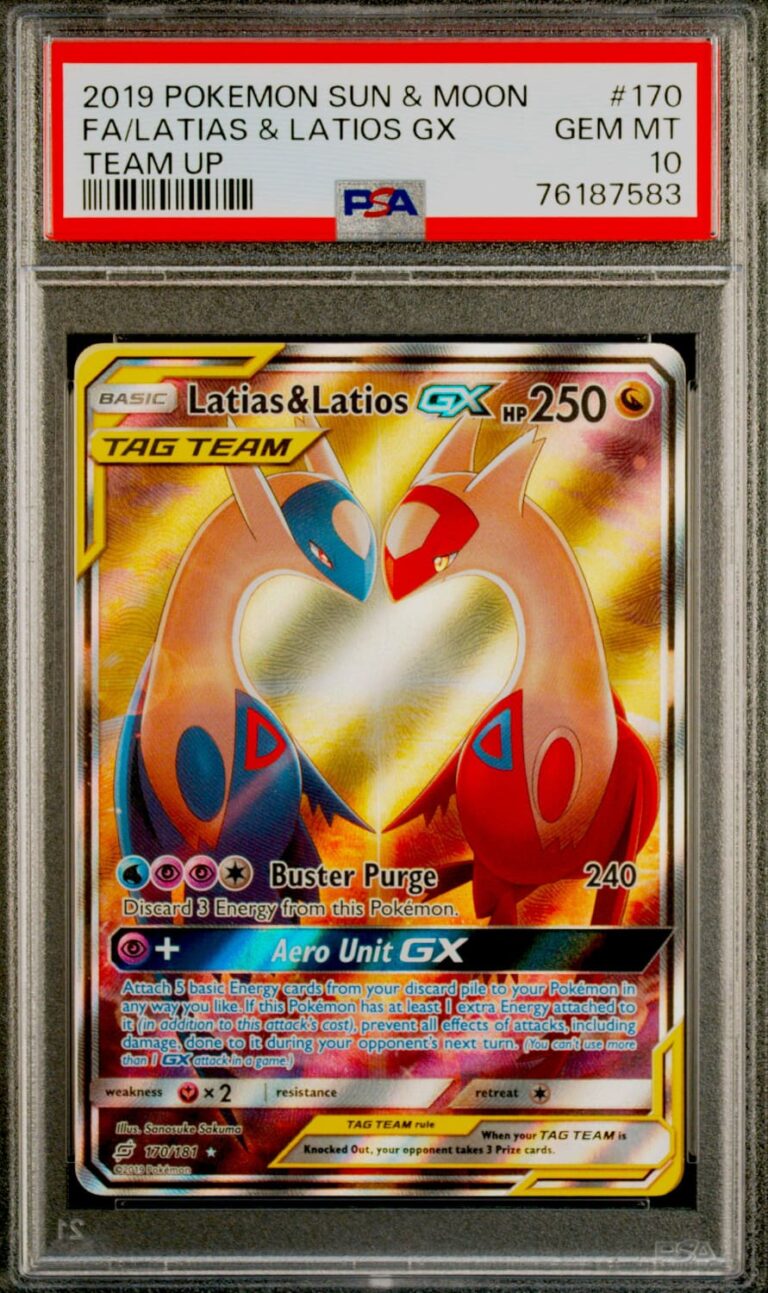 Latias-Latios-GX-170-181-Team-Up-Pokémon-Kart-PSA-10-TCG