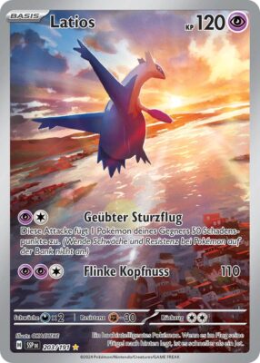 Latios-203-191-SSP-DE-Karmesin-Purpur-Stürmische-Funken-Illustration-Rare-Pokémon-Karte-Deutsch-TCG