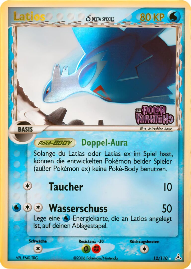 Latios-Delta-Species-12-110-EX-Holon-Phantoms-Reverse-Holo-Pokemon-Karte-Deutsch