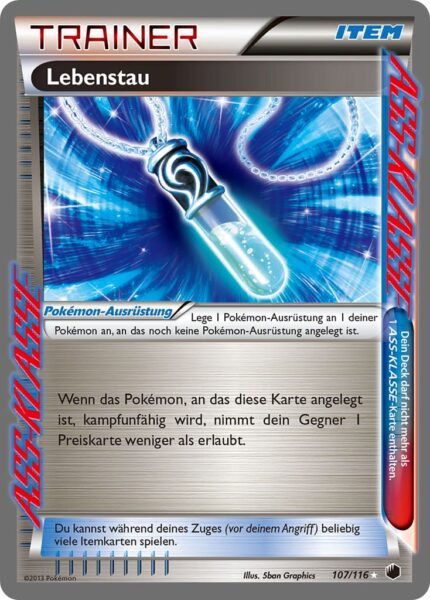 Lebenstau-107-116-Schwarz-Weiss-Plasma-Frost-ASS-KLASSE-Pokémon-Karte-TCG