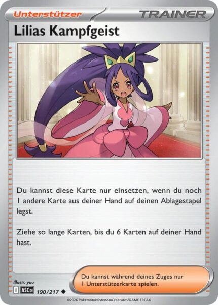 Lilias-Kampfgeist-190-217-ASC-Erhabene-Helden-Pokémon-Karte-Deutsch