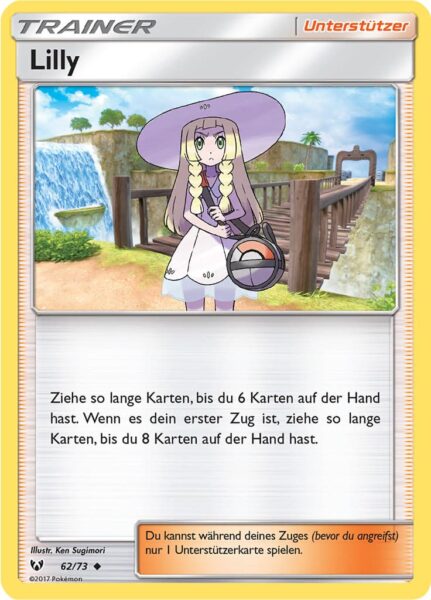 Lilly-62-73-Schimmernde-Legenden-Pokémon-Karte-Deutsch-TCG-Sammelkartenspiel