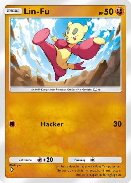 Lin-Fu-043-069-B1a-Feuerrote-Flammen-Pokémon-Karte-Deutsch