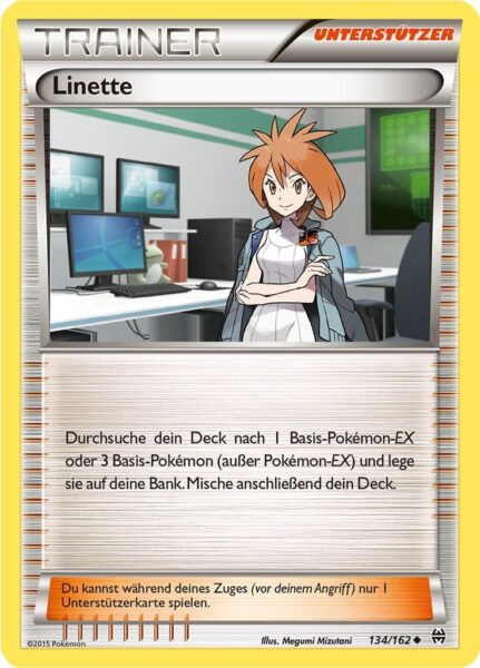 Linette-134-162-XY-TURBOstart-Pokémon-Karte-Deutsch