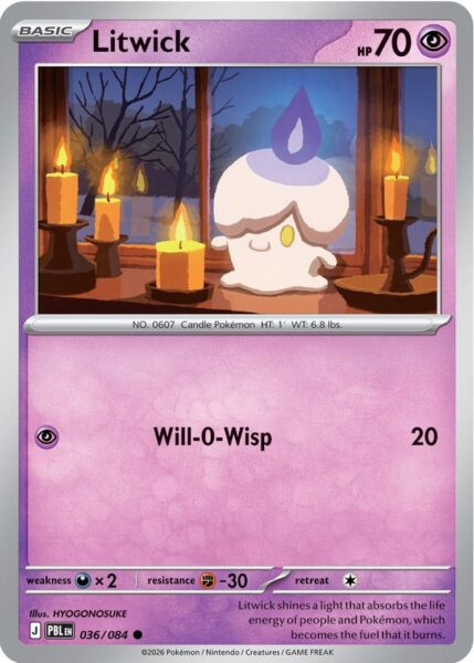 Litwick-Lichtel-036-084-PBL-Pitch-Black-Dunkelnacht-Pokémon-Karte-Englisch