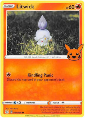 Litwick_Lichtel_024-196_Pokémon-Trick-or-Trade-BOOster-2023-Karte_Halloween