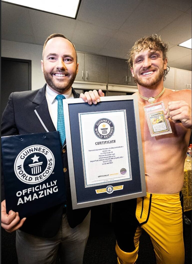 Logan-Paul-Guinness-World-Record-Pikachu-Illustrator-Pokémon-Card