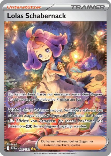Lolas-Schabernack-183-132-Mega-Entwicklung-Special-Illustration-Rare-Pokémon-Karte-Deutsch