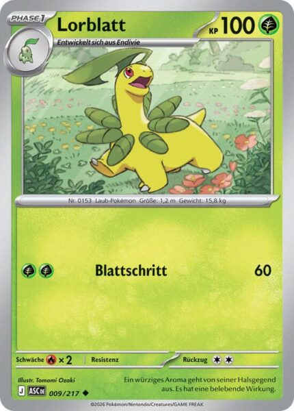 Lorblatt-009-217-ASC-Erhabene-Helden-Pokémon-Karte-Deutsch