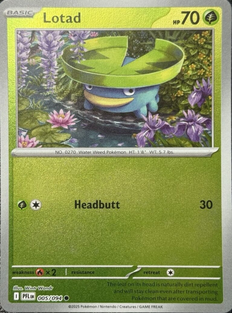 Lotad-005-094-Phantasmal-Flames-Fatale-Flammen-Pokémon-Karte-Englisch