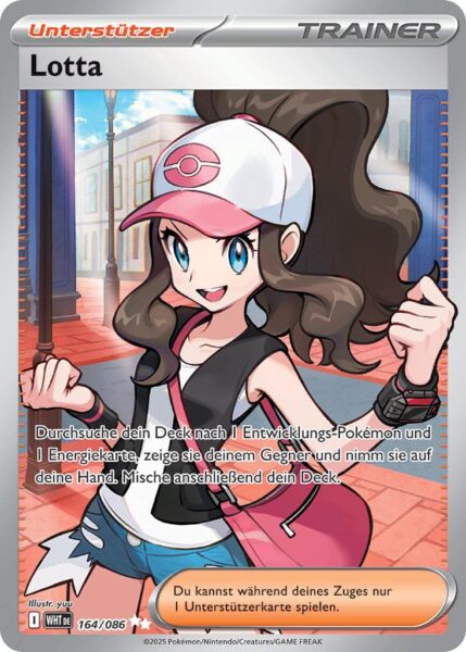 Lotta-164-086-WHT-DE-Weiße-Flammen-Full-Art-Pokémon-Karte-Karmesin-Purpur-Deutsch
