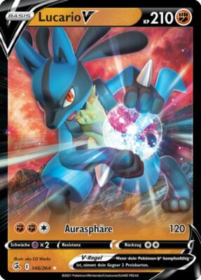 Lucario-V_Fusionsangriff_146_Pokémon-Karte