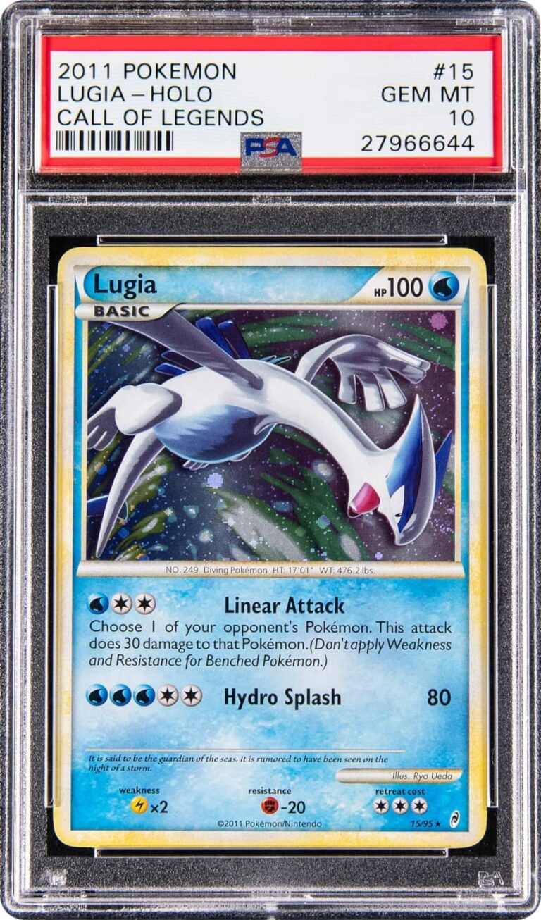 Lugia-15-95-Call-of-Legends-Ruf-der-Legenden-Pokémon-Karte-2011-PSA-10-Englisch