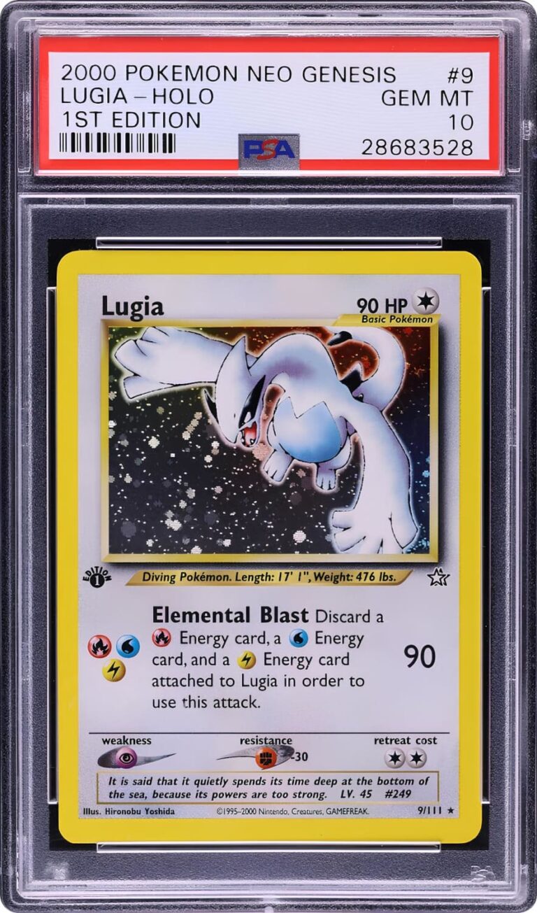 Lugia-9-111-Neo-Genesis-Pokémon-Karte-1st-Edition-PSA-10-Englisch-2000-neu
