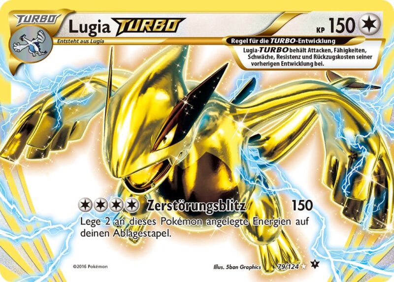 Lugia-TURBO-79-124-XY-Schicksalsschmiede-Pokémon-Karte-TCG-Sammelkartenspiel