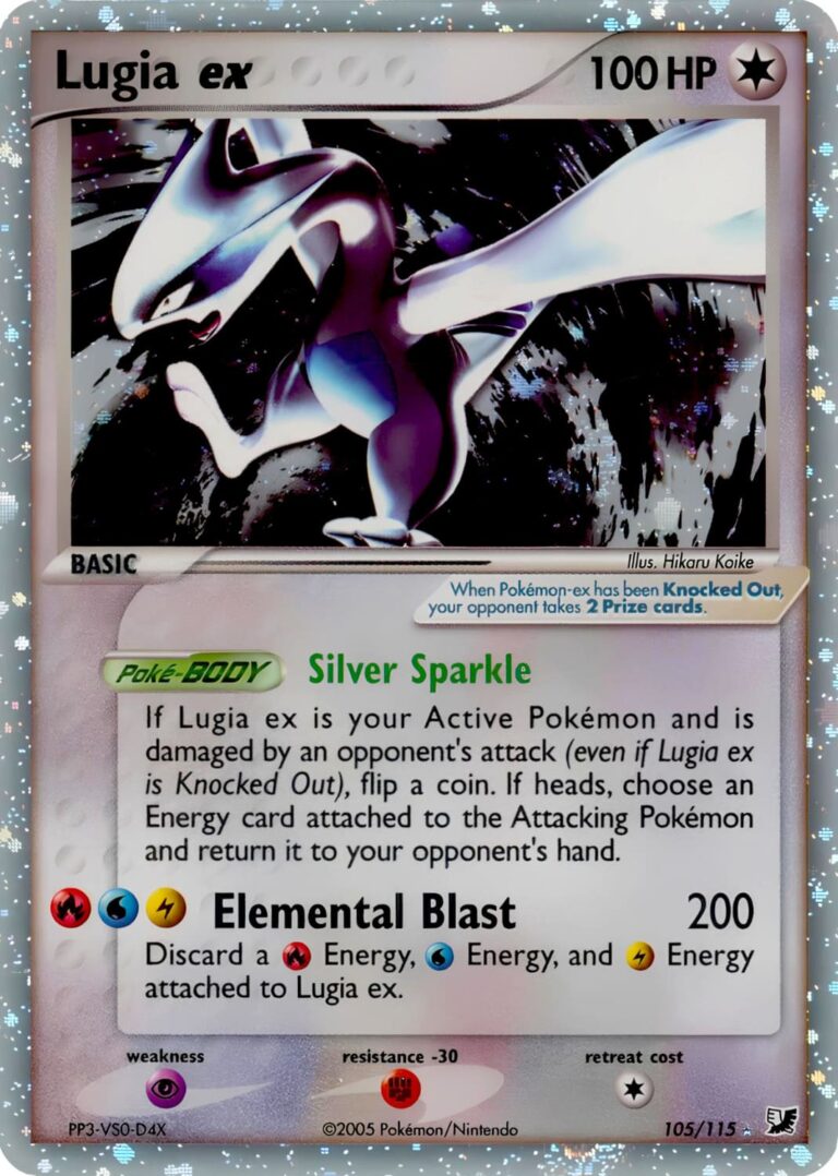 Lugia-ex-105-115-EX-Unseen-Forces-Holo-Pokémon-Karte-Englisch-2005
