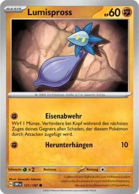 Lumispross_121-197_OBF_Obsidianflammen_Obsidian-Flames_Pokémon-Karte_Deutsch