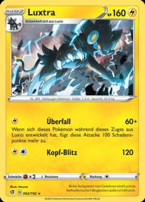 Luxtra-062-Clash-der-Rebellen-Pokémon-Karte