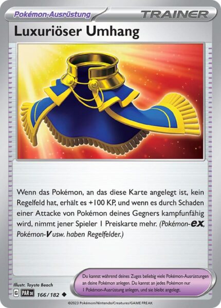 Luxuriöser-Umhang-166-182-Paradoxrift-Pokémon-Karte-Deutsch