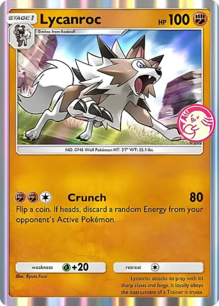 Lycanroc-Wolwerock-068-P-A-Promo-Karte-Pokémon-TCG-Sammelkartenspiel-Pocket