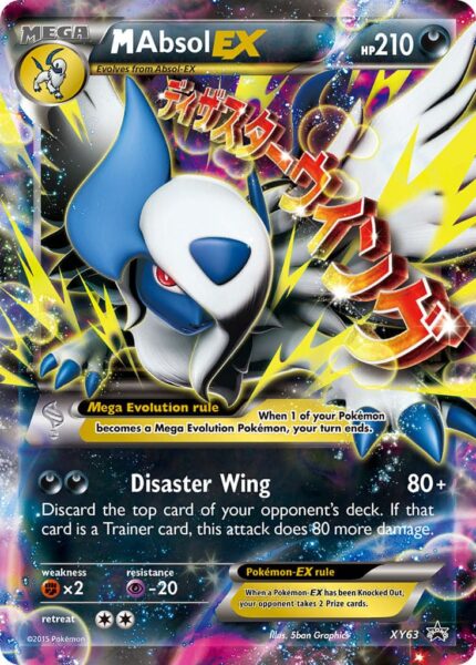 M-Absol-EX-XY63-Black-Star-Promo-Mega-Pokémon-Karte-Englisch