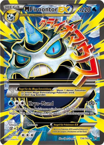 M-Firnontor-EX-156-162-XY-TURBOstart-Full-Art-Pokémon-Karte-Deutsch