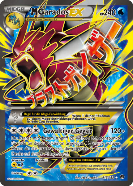 M-Garados-EX-115-122-Full-Art-Pokémon-Karte-XY-TURBOfieber-TCG-Sammelkartenspiel