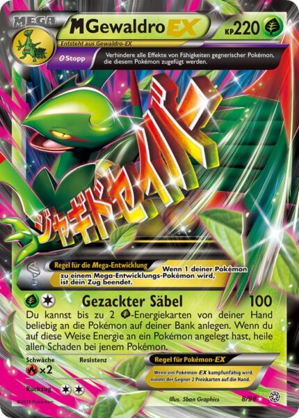 M-Gewaldro-EX-8-98-XY-Ewiger-Anfang-Mega-Pokémon-Karte-Deutsch