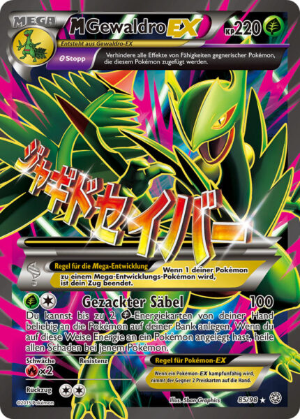 M-Gewaldro-EX-85-98-XY-Ewiger-Anfang-Full-Art-Pokémon-Karte-Deutsch
