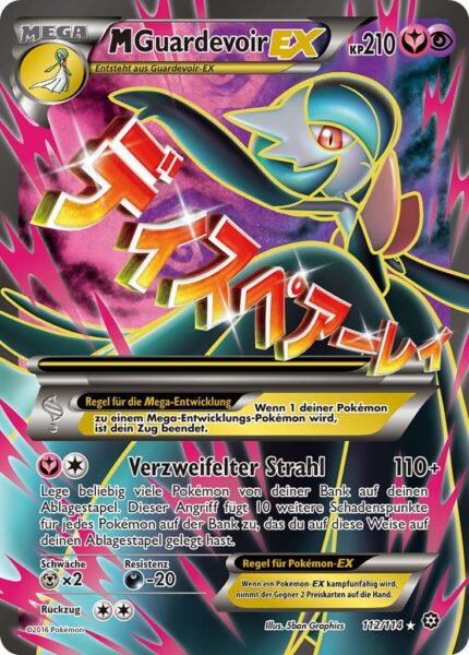 M-Guardevoir-EX-112-114-XY-Dampfkessel-Mega-Pokémon-Karte-Deutsch