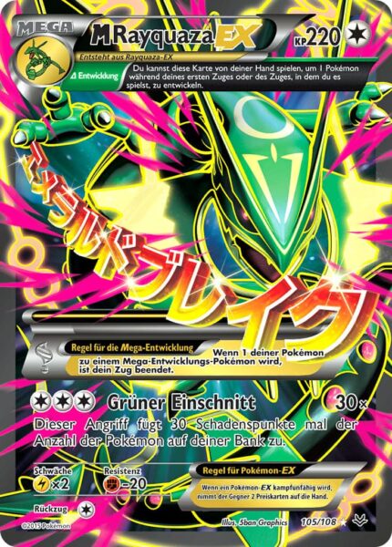 M-Rayquaza-EX_105-108_Full-Art_Vollbild_Drachenleuchten_Pokémon-Karte_Deutsch