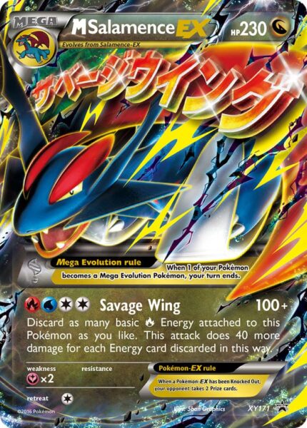 M-Salamence-Brutalanda-EX-XY171-Black-Star-Promo-Mega-Pokémon-Karte-Englisch