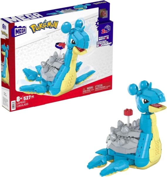 MEGA-Construx-POKÈMON-Bauset-Lapras-beweglich-Spielzeug-Bausatz-Bausteine