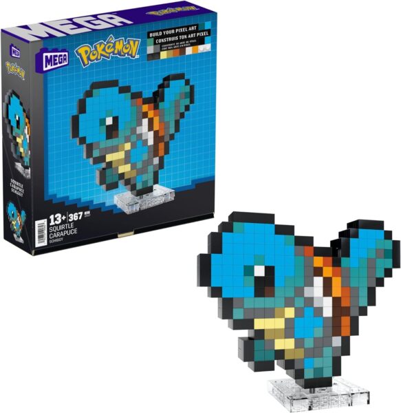 MEGA-Pokémon-Pixel-Art-Figur-Schiggy