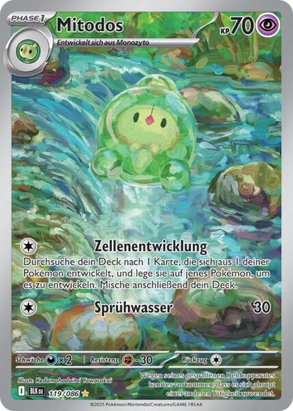 MItodos-119-086-BLK-DE-Schwarze-Blitze-Illustration-Rare-Pokémon-Karte-Karmesin-Purpur-Deutsch