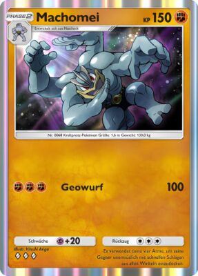Machomei-145-Pokémon-TCG-Sammelkartenspiel-Pocket-Unschlagbare-Gene-Digitale-Karte-2024
