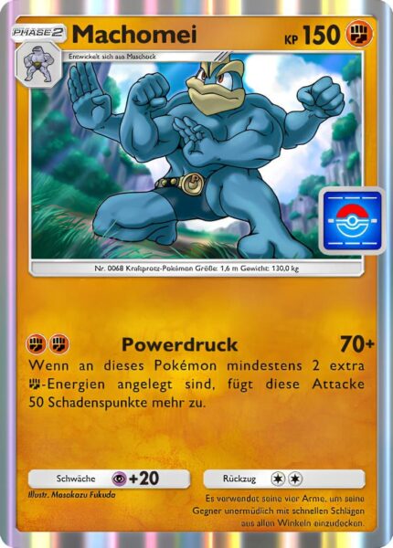 Machomei-055-P-A-Pokémon-TCG-Sammelkartenspiel-Pocket-Promo-Karte-Deutsch