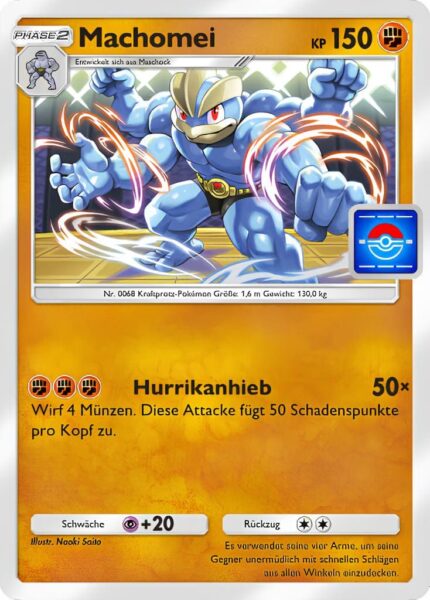 Machomei-114-P-A-Promo-Karte-Pokémon-TCG-Sammelkartenspiel-Pocket-Deutsch