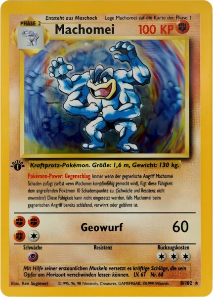 Machomei_Base-Basis-Set_1st-Edition_18-102_Pokemon-Karte_TCG