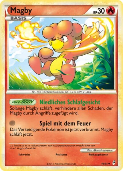 Magby-46-95-Ruf-der-Legenden-Pokémon-Karte-Deutsch-TCG-Sammelkartenspiel