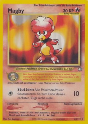Magby_23-111_Neo-Genesis_Pokémon-Karte_Deutsch