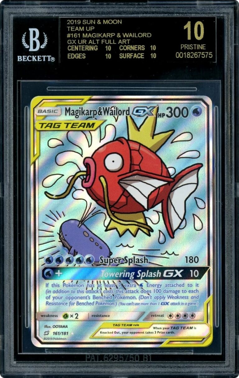 Magikarp-Wailord-GX-161-181-Team-Up-Alternate-Art-Pokémon-Karte-BGS-10-Black-Label-Englisch-TCG
