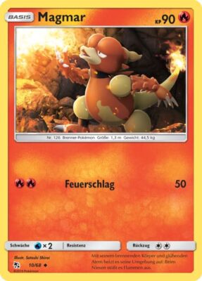 Magmar_Verborgenes_Schicksal_10-68_Pokémon-Karte